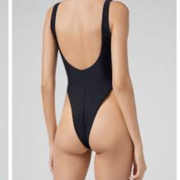 Philipp Plein Black One-Piece with Silver Accent - Picture 2 of 6